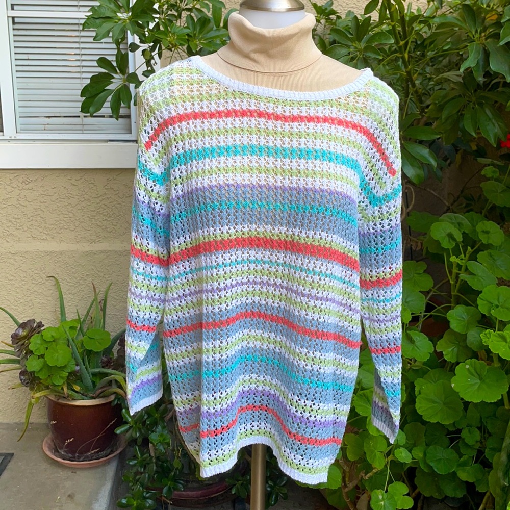 New vintage T & Compony cotton knitted sweater